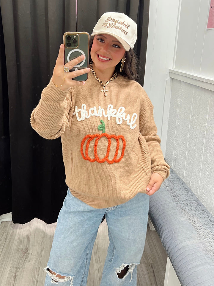 Thankful Pumpkin Sweater