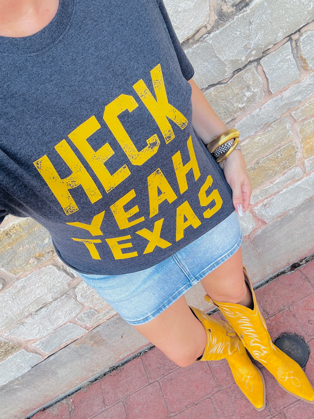 Sunshine & Sidewalks Denim Skirt