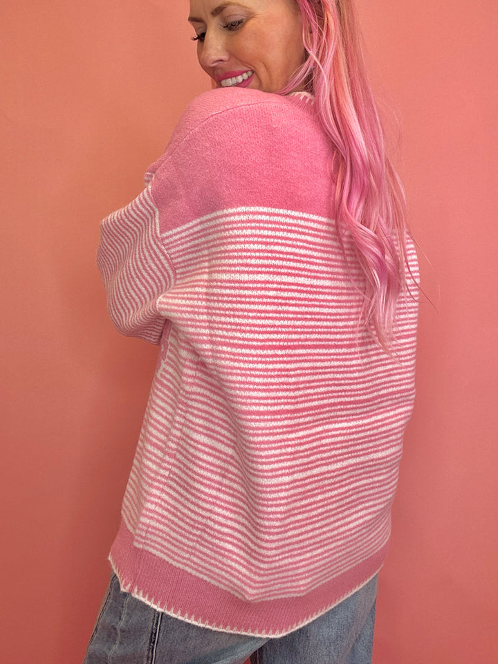 Nutcracker Stitched Christmas Sweater