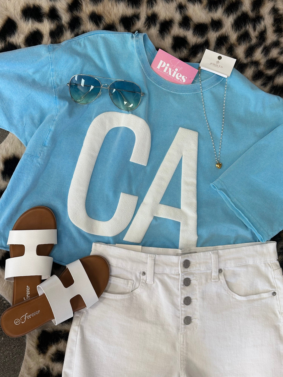 CA Puff Crop Tee