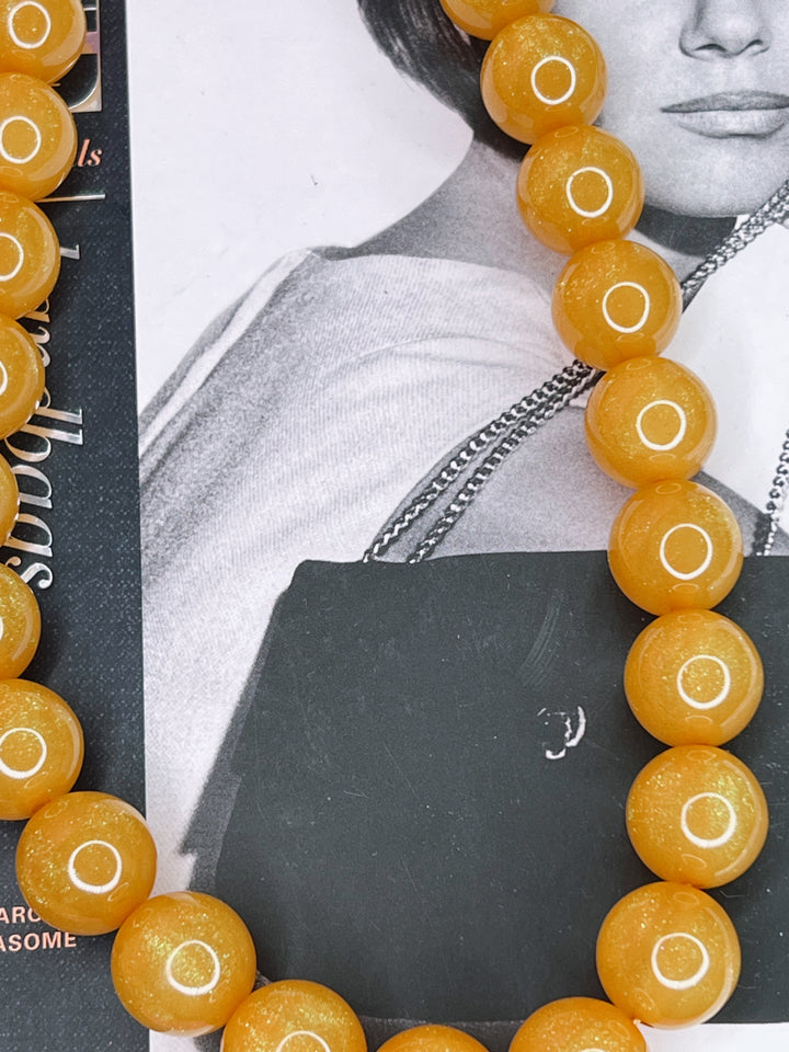 You're So Golden Beaded Necklace