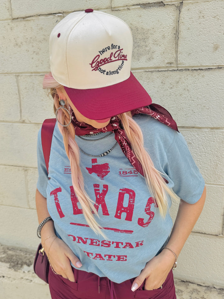 Here For A Good Time Trucker Hat