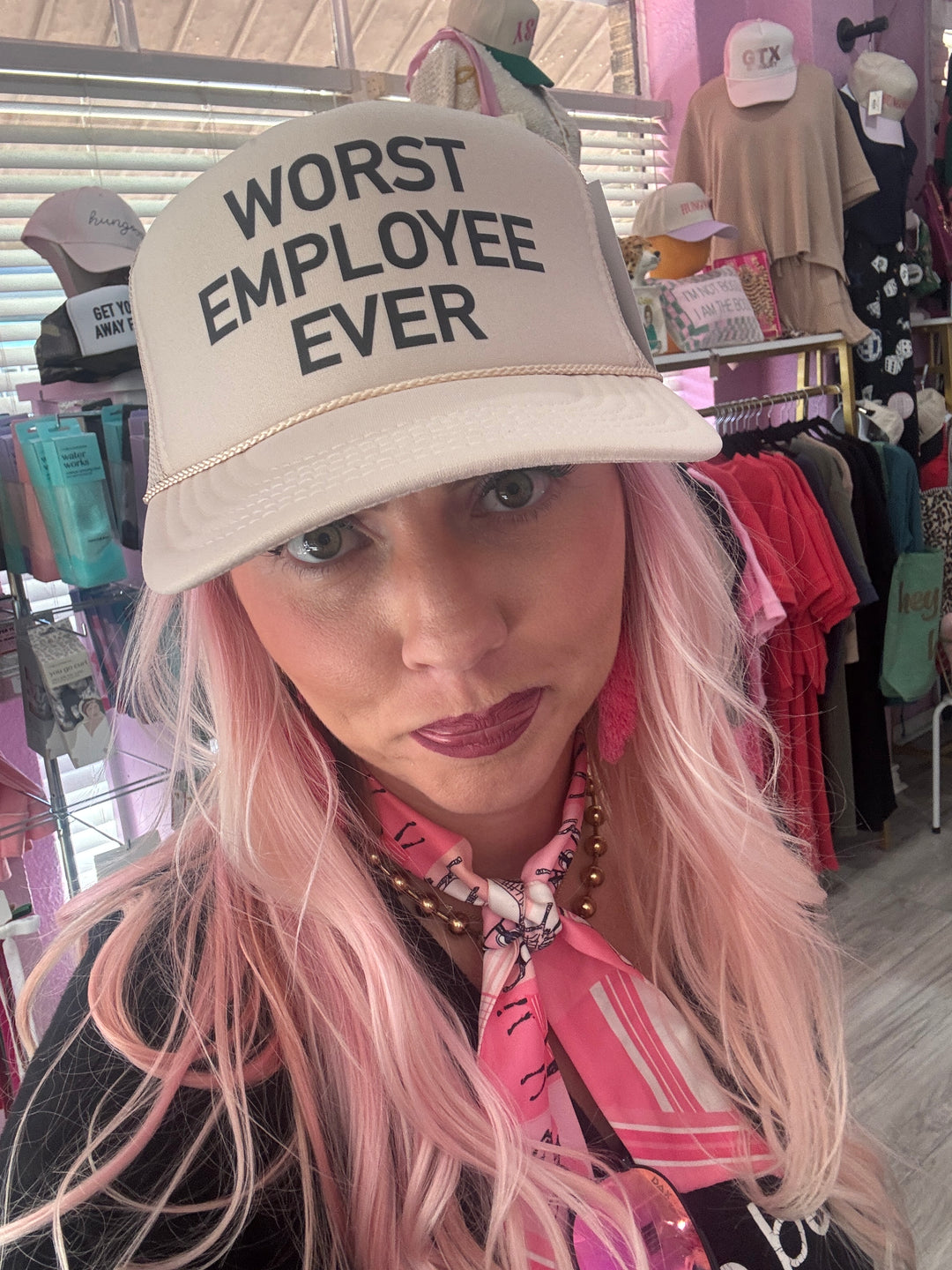Worst Employee Ever Trucker Hat