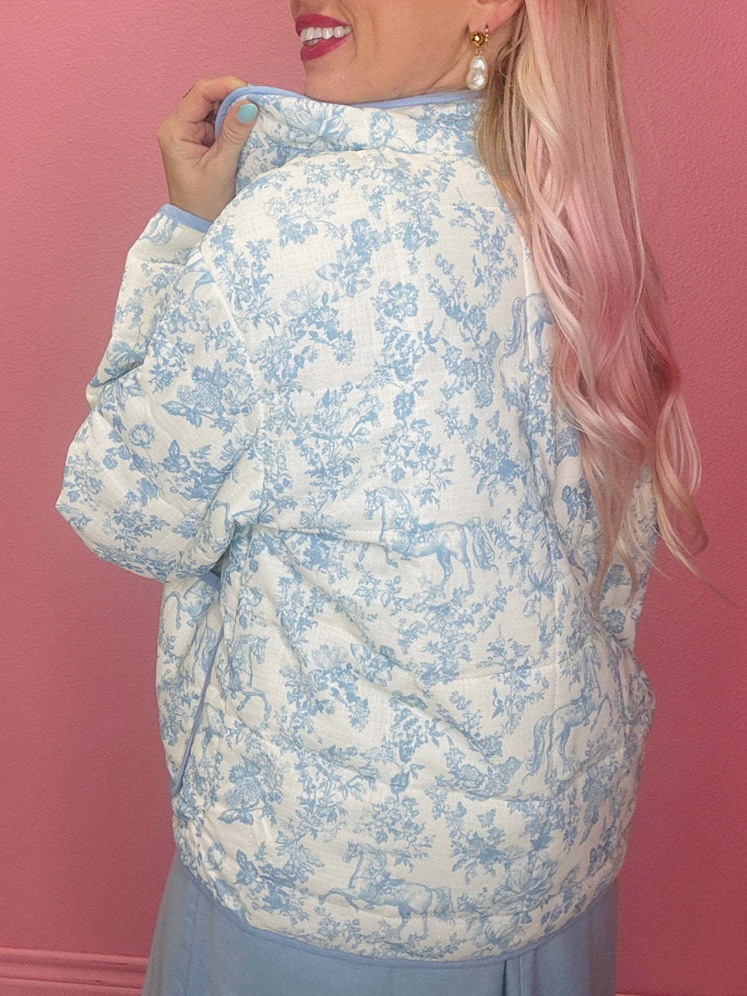 Blue Reign Padded Quilted Jacket