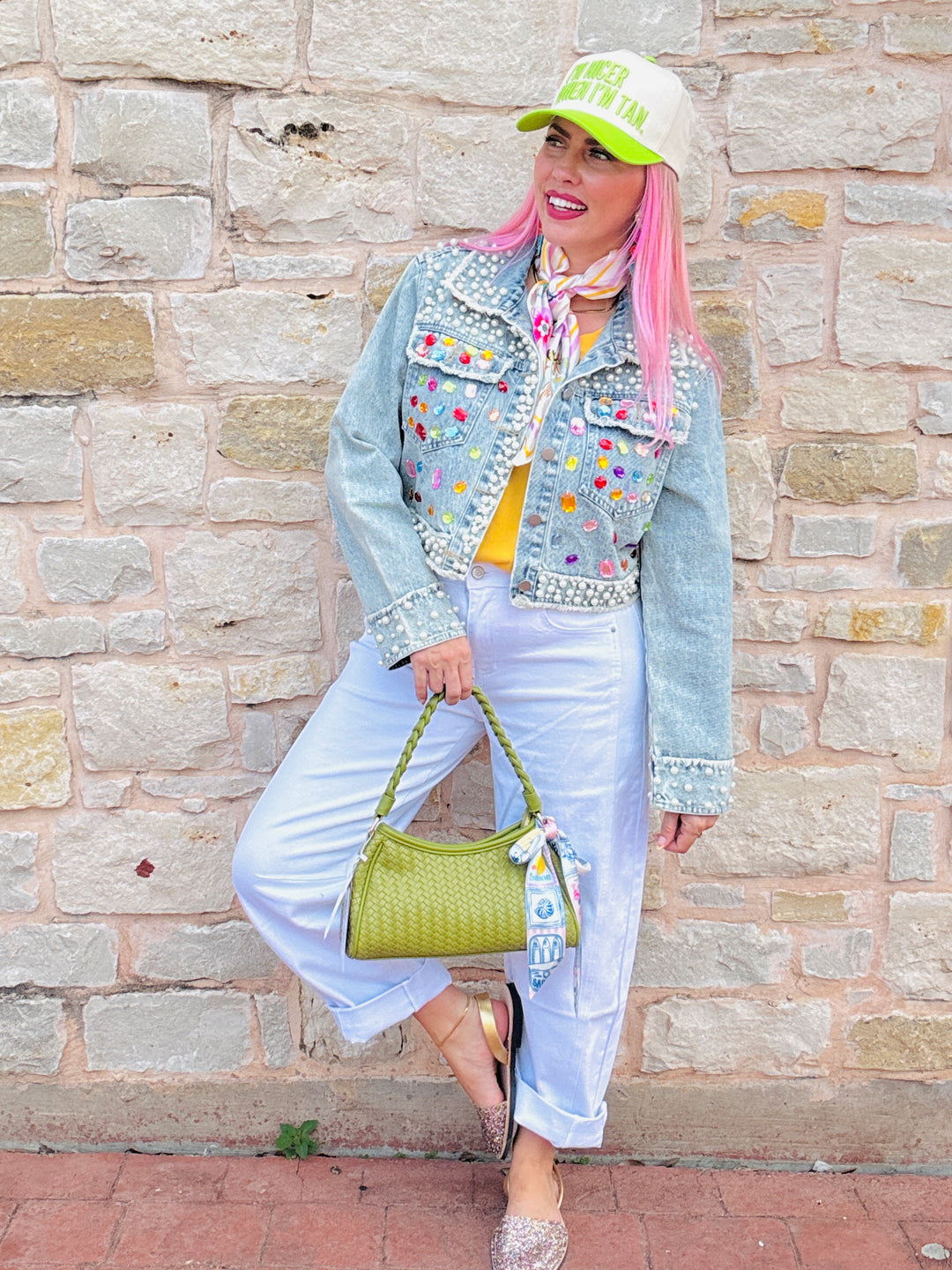 The Main Character Pearls & Gemstone Jacket