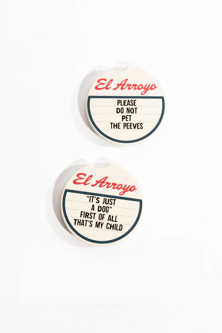 Pet The Peeves Car Coaster