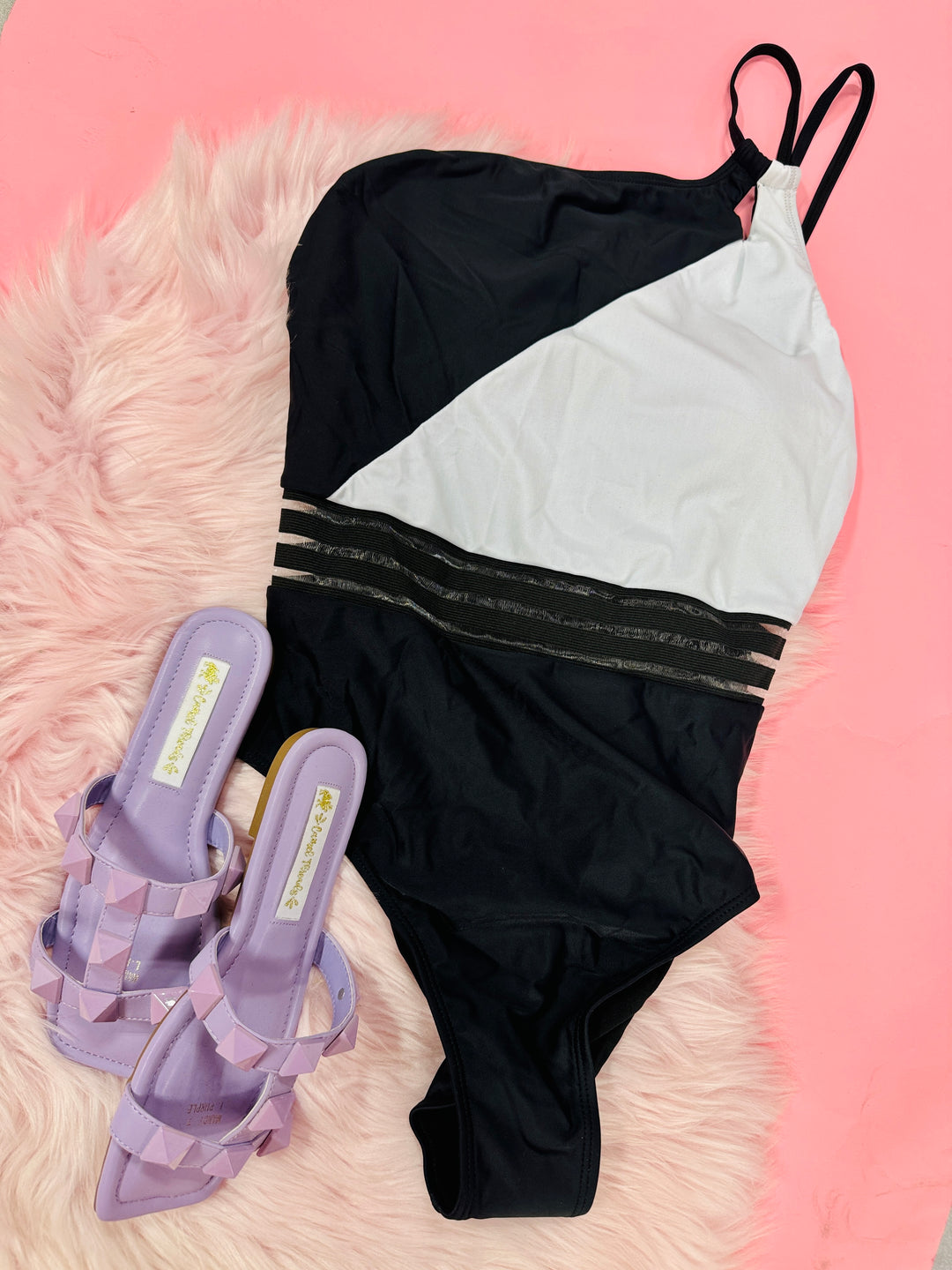 Caribbean Cruise One Shoulder Swimsuit