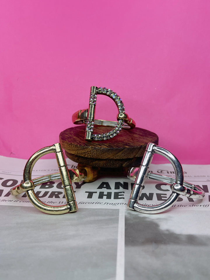 Hannah Horse Bit Stretch Bracelet