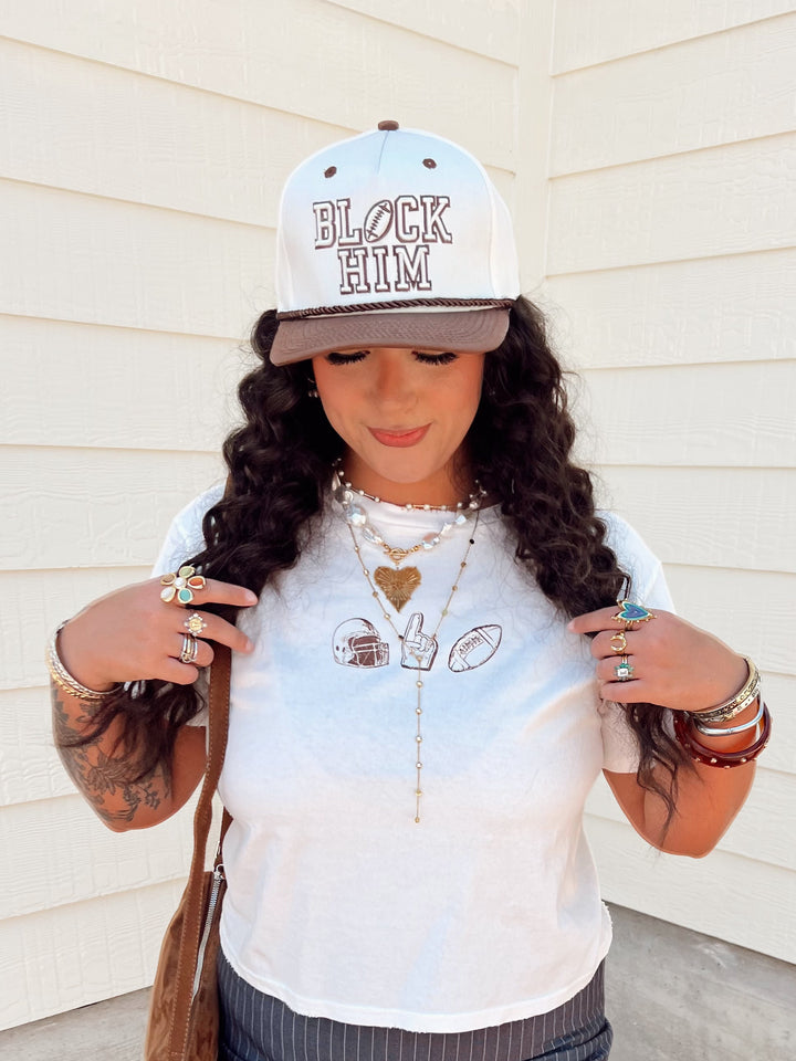Block Him Football Trucker Hat
