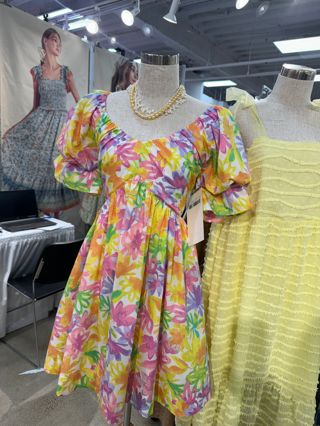 The Denise Sweetheart Floral Dress