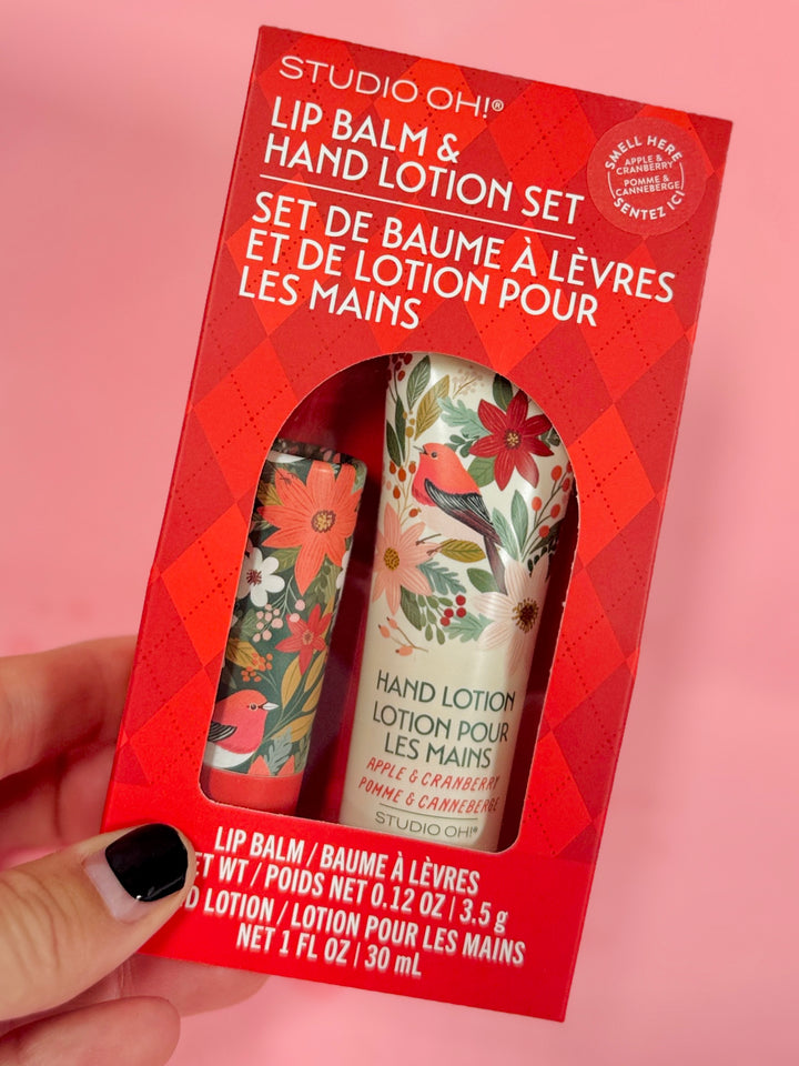 Nature's Celebration Lip Balm & Hand Lotion Set