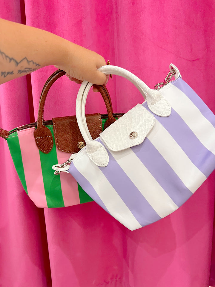 Riley Striped Crossbody Bag