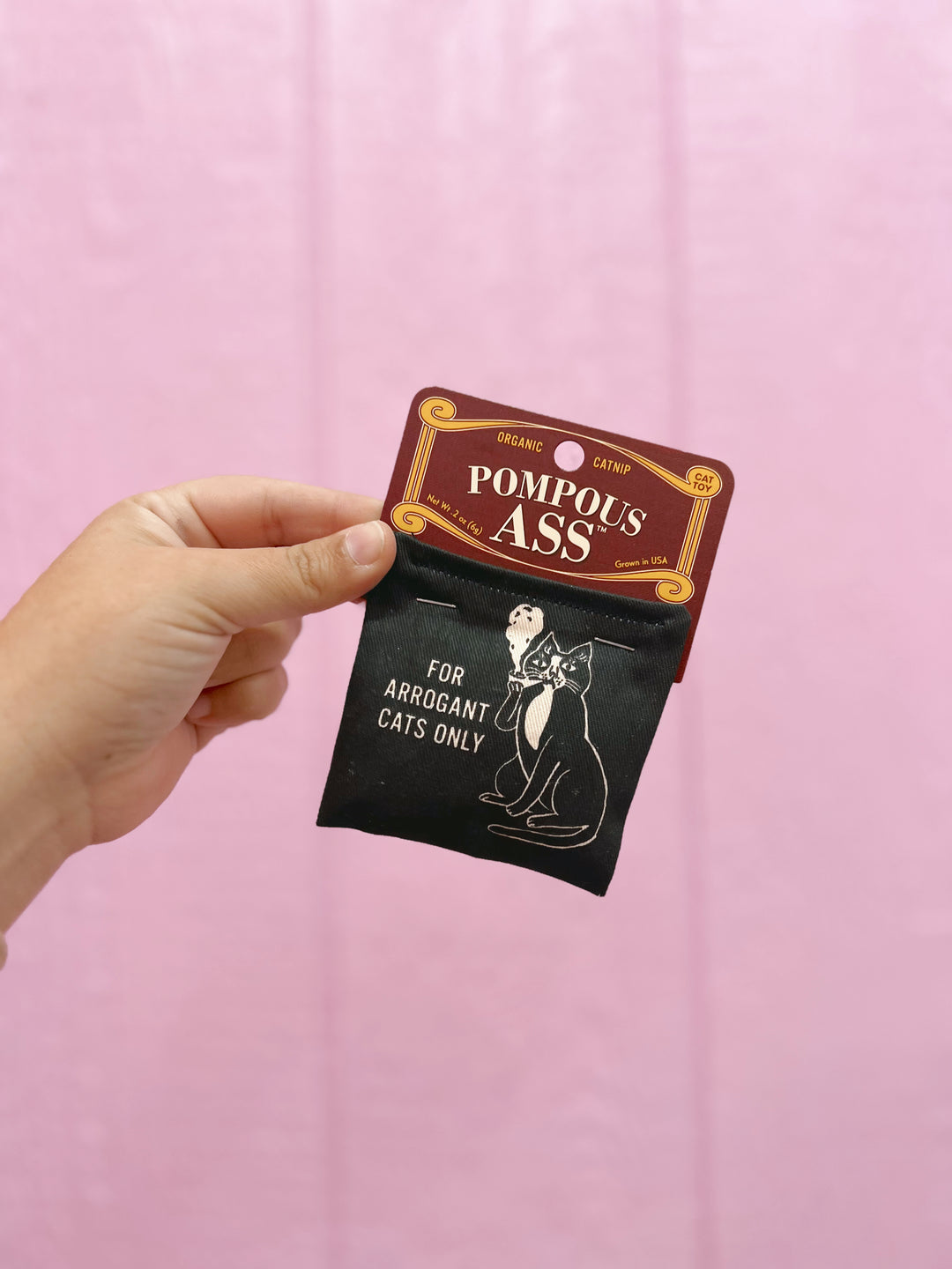 Pompous Ass Catnip Toy