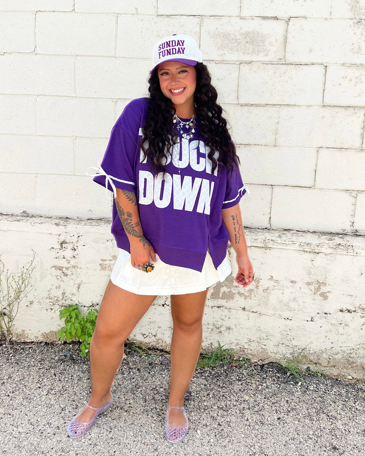 Touchdown & Bows Jersey Top