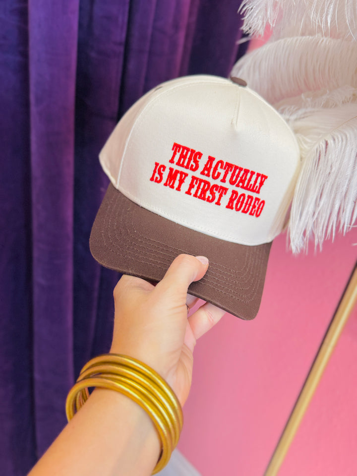 First Rodeo Trucker Hat