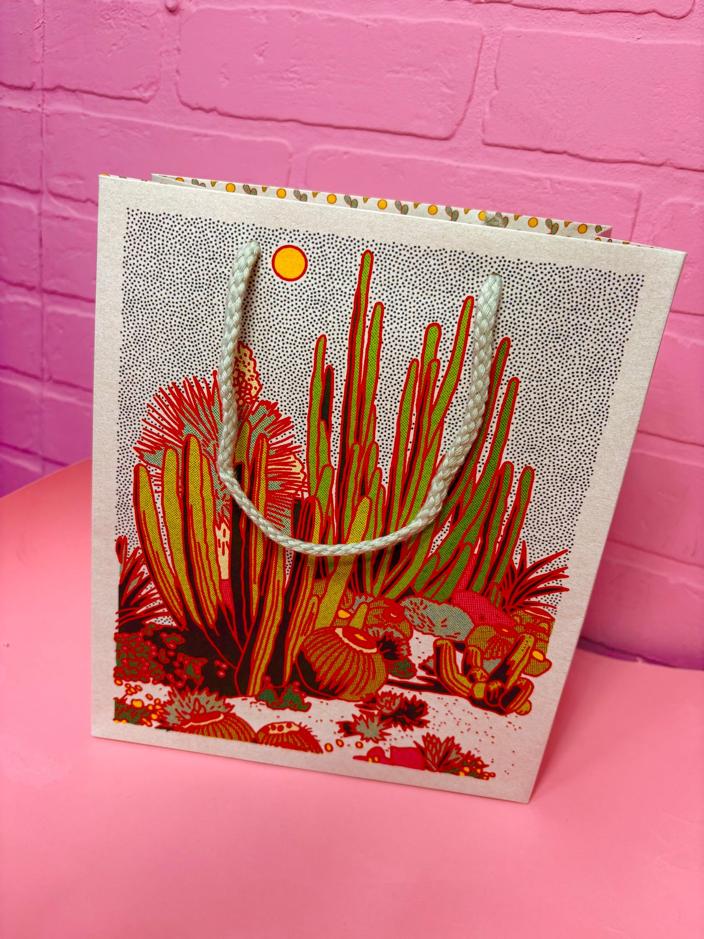 Cactus Scene Gift Bag