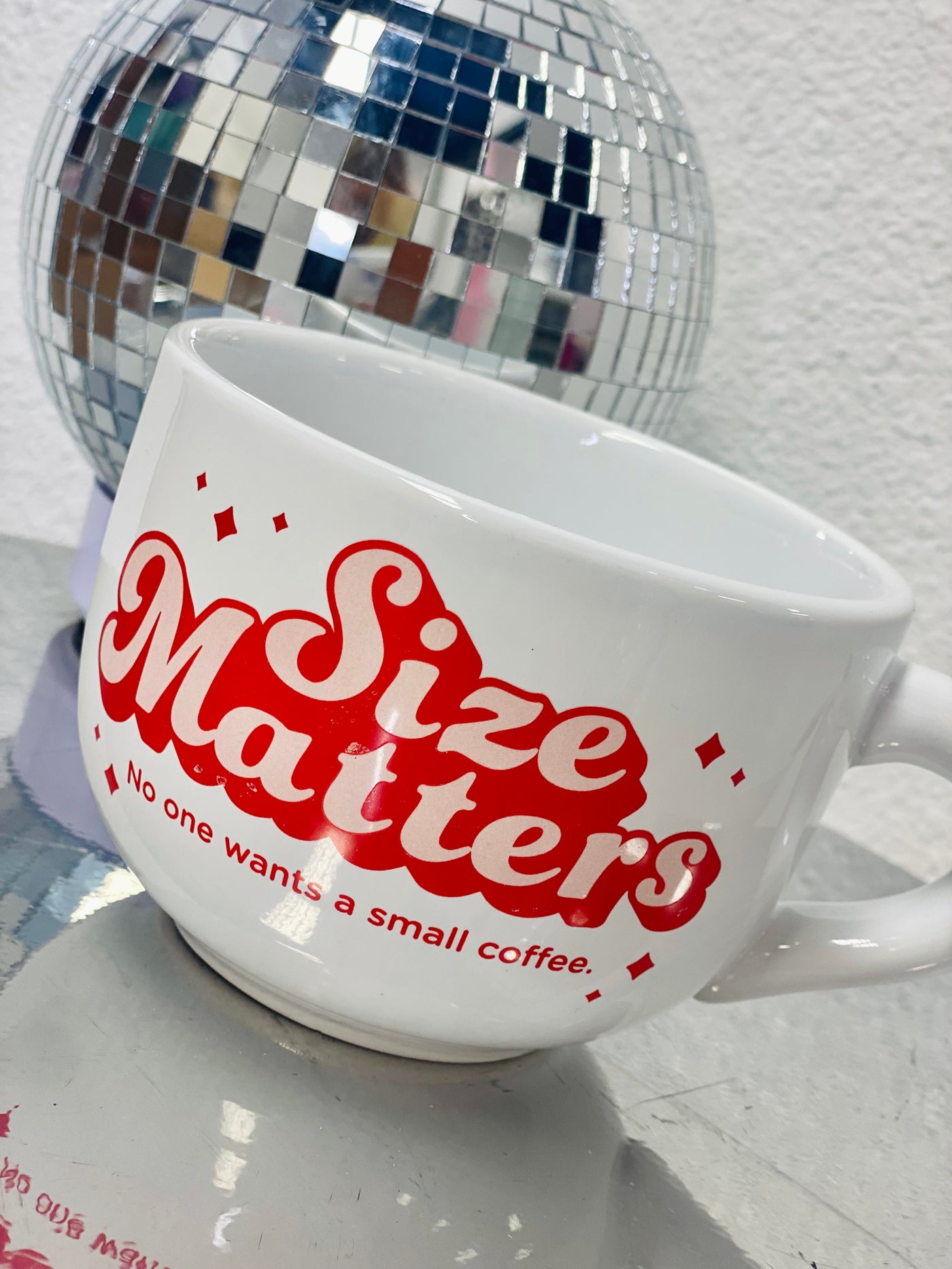 Size Matters Cappuccino Mug