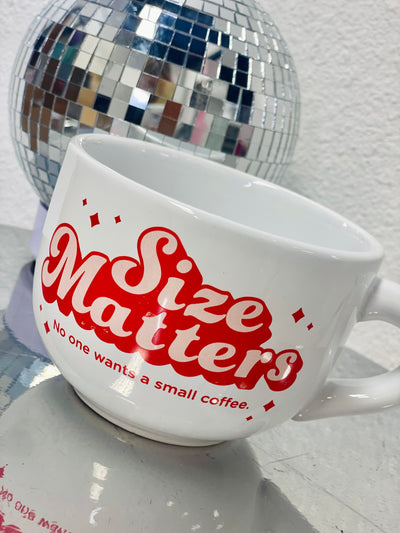 Size Matters Cappuccino Mug