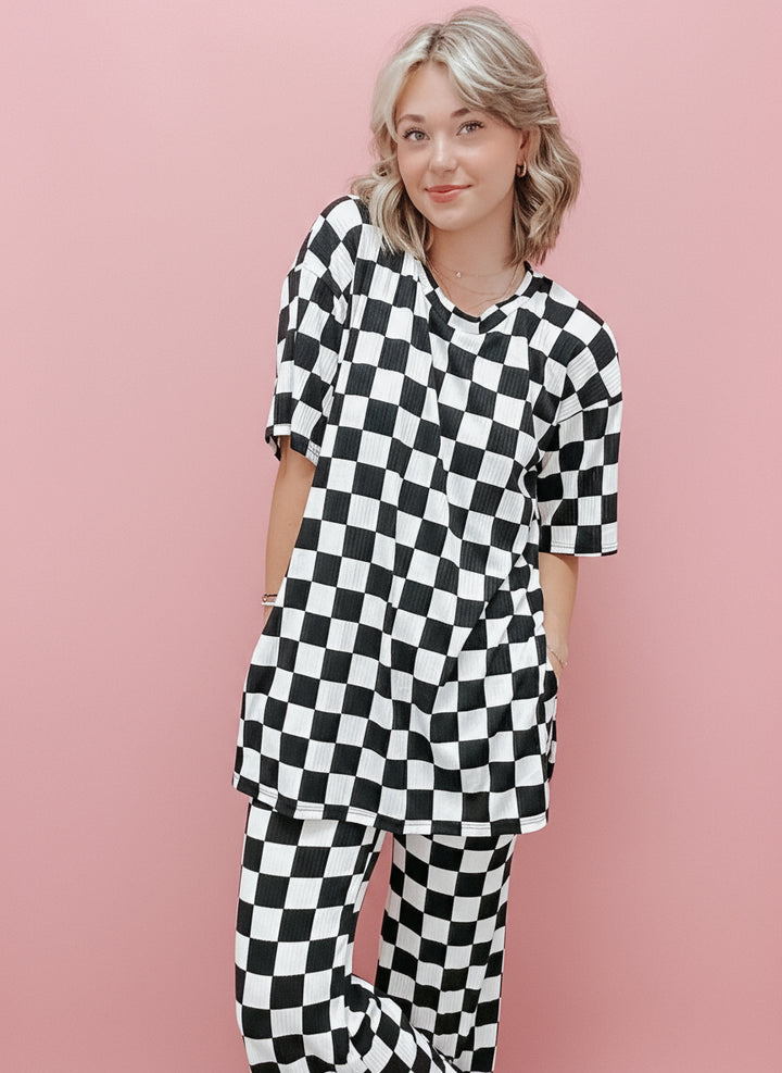 The Jennifer Checkered Set
