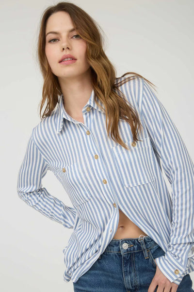 By The Sea Button Down Top