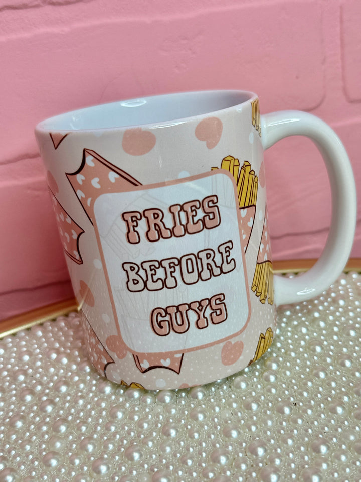French Fries Before Guys Coffee Mug