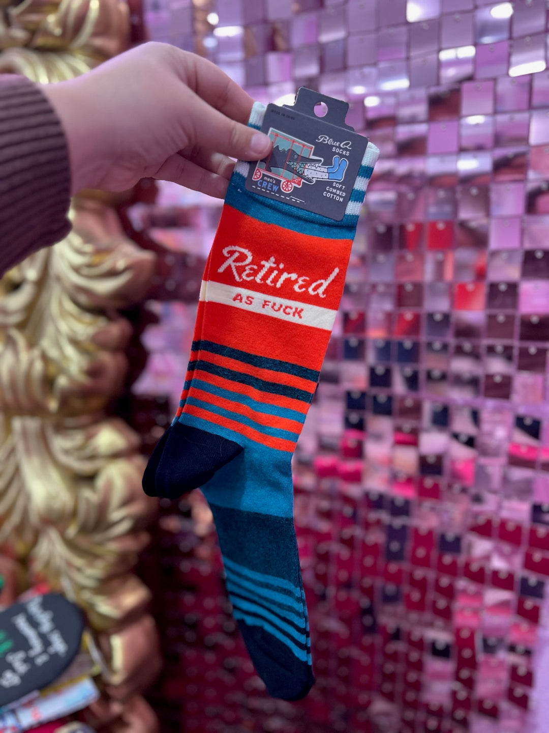 Retired As Fuck Men's Socks