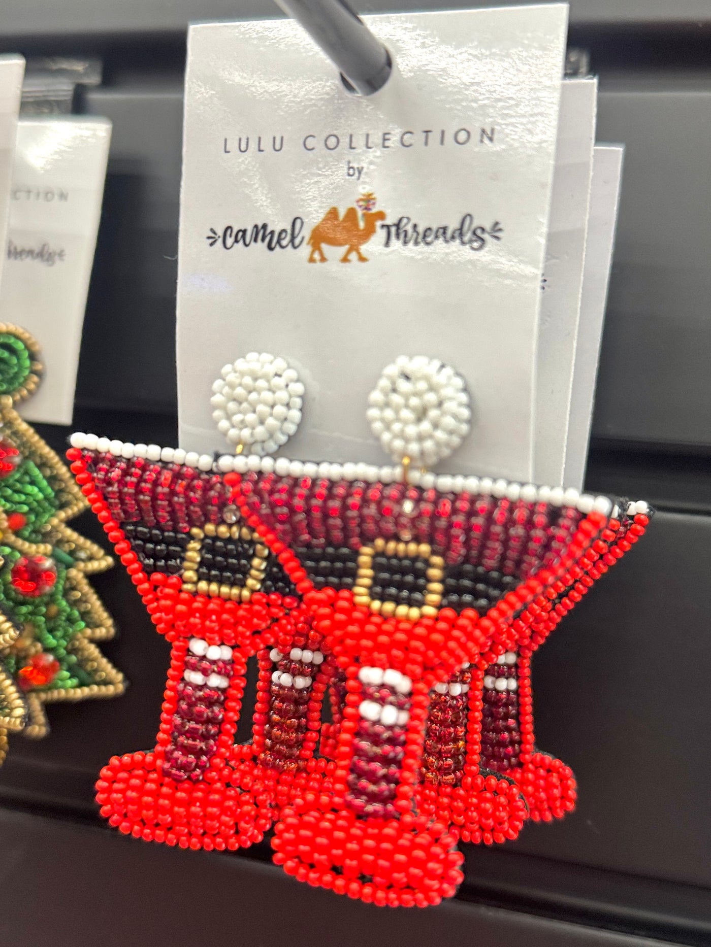 Santa Martini Earrings