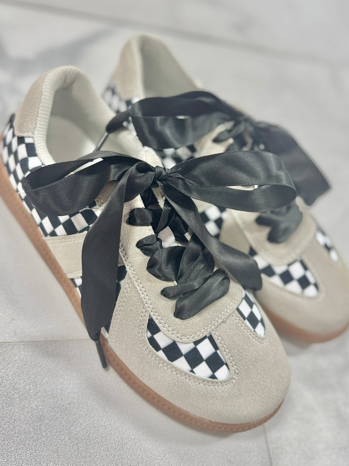 The Ashlynn Checker Print Sneaker