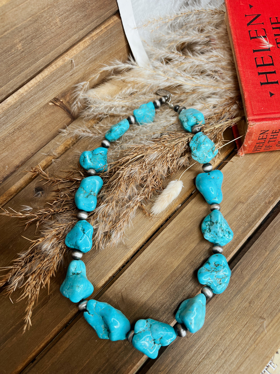 Jodie Chunky Turquoise Necklace