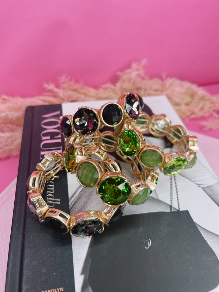 Mel Iridescent Gemstone Bracelet