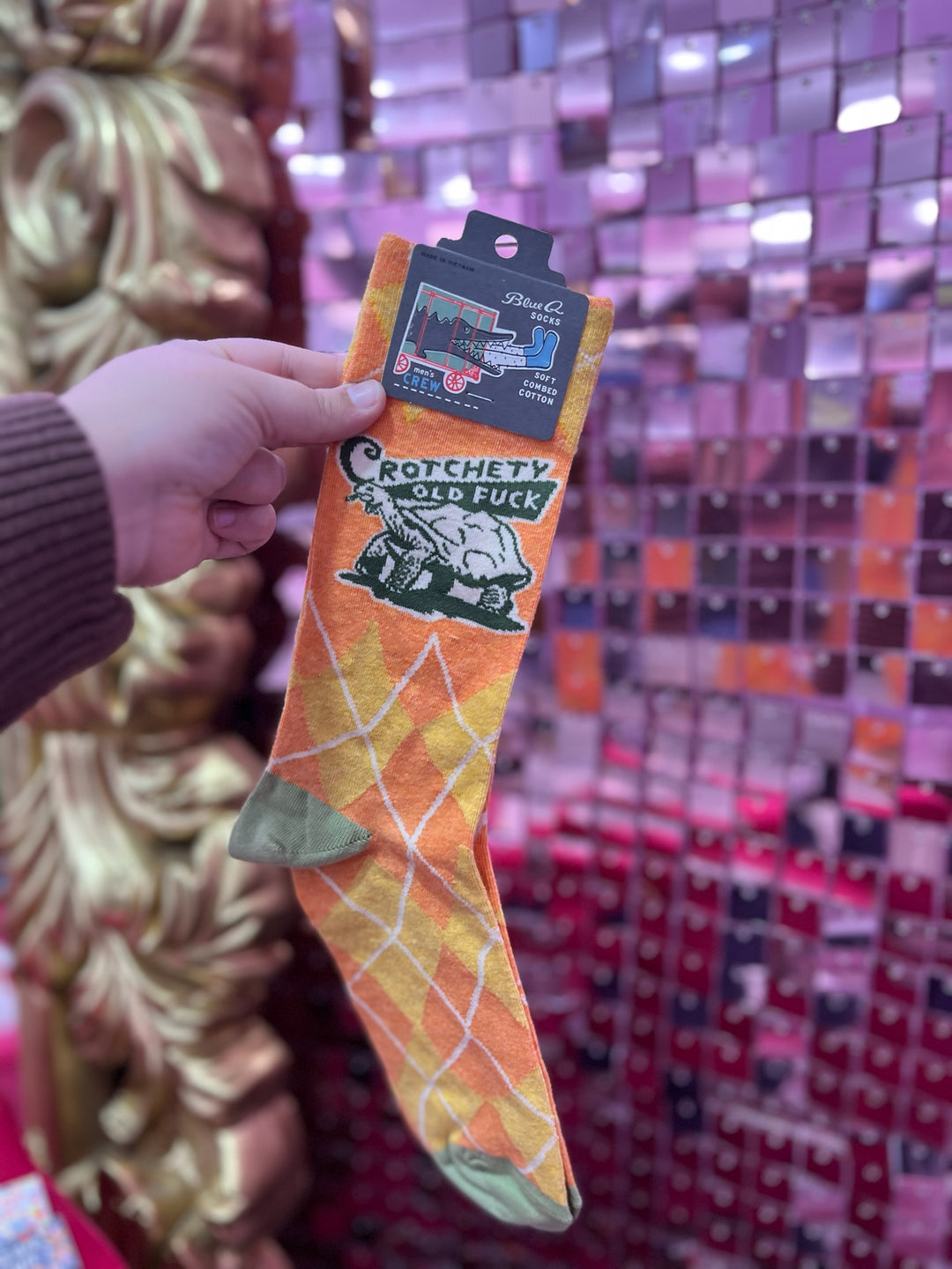 Crotchety Old Fuck Men's Socks