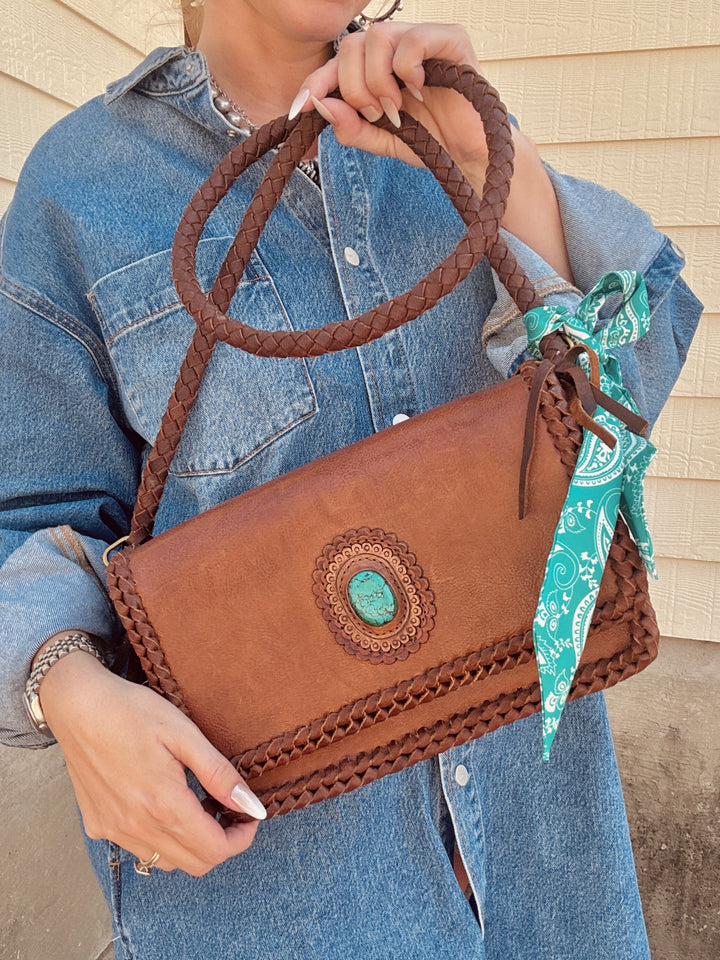 Full Grain Leather Crossbody Bag