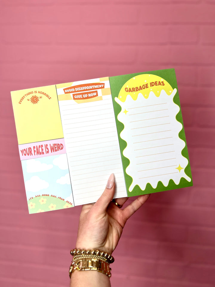 Jumbo Notepad Set- Many Styles