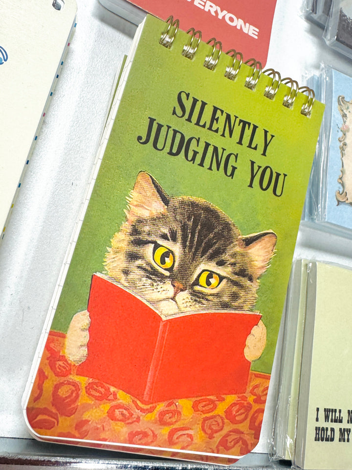 Silently Judging You Notepad