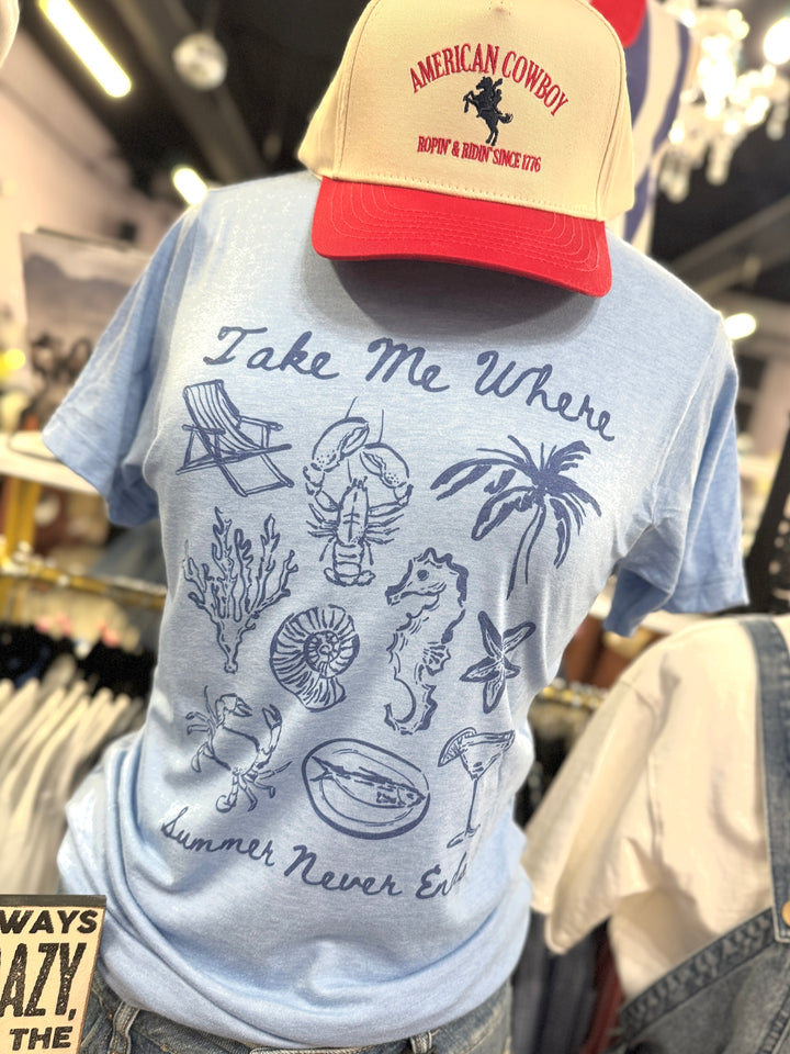 Summer Never Ends Graphic Tee