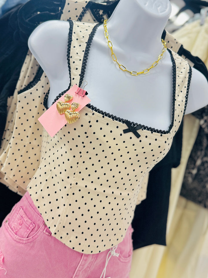 The Aurora Polka Dot Tank