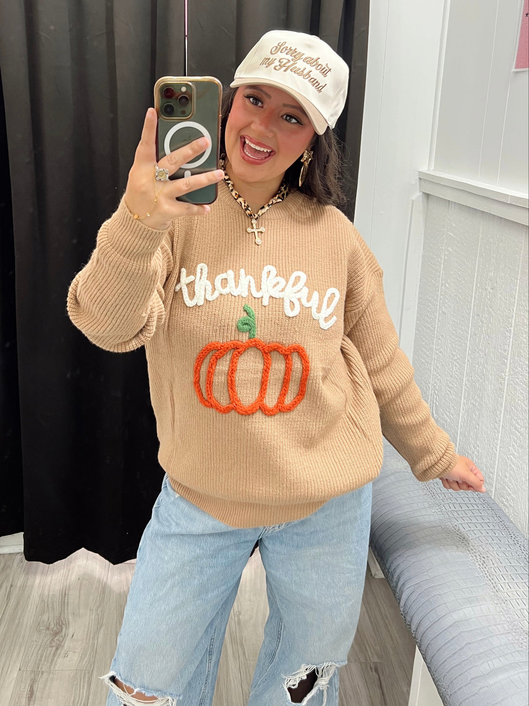 Thankful Pumpkin Sweater