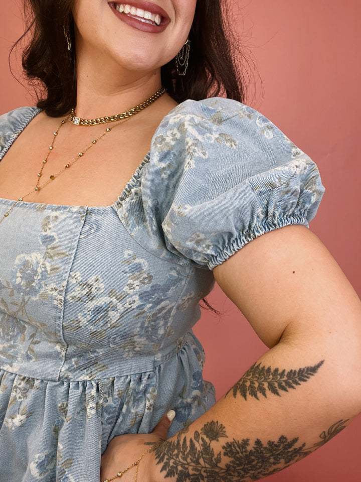 The Bluebell Darling Denim Dress