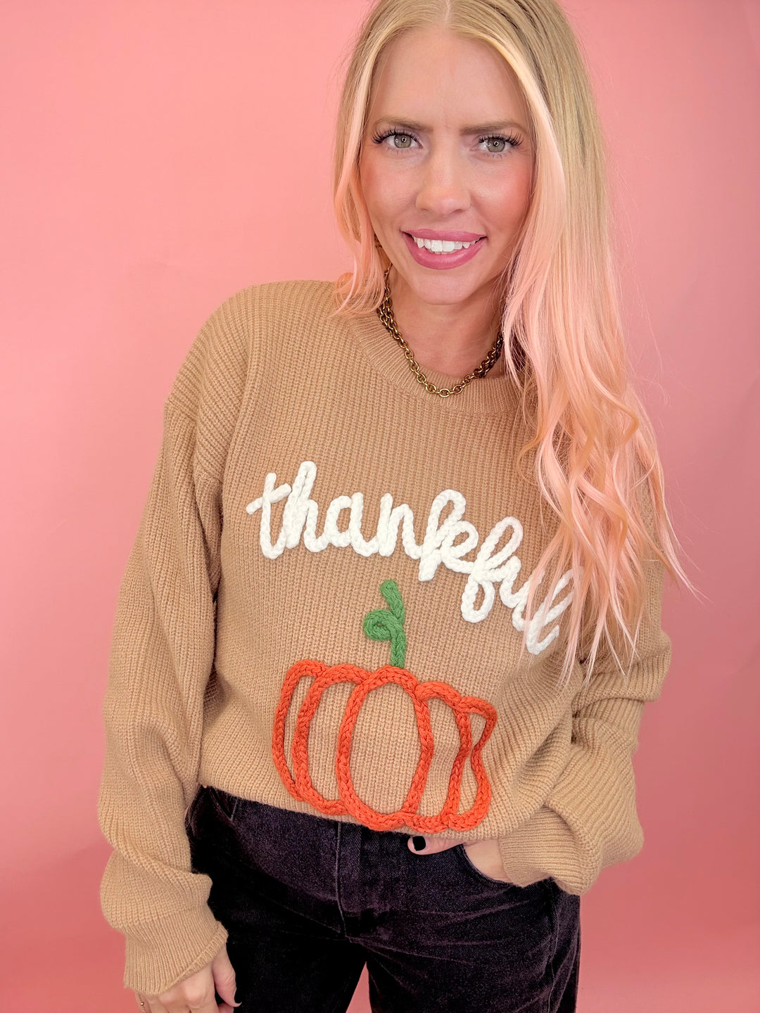 Thankful Pumpkin Sweater
