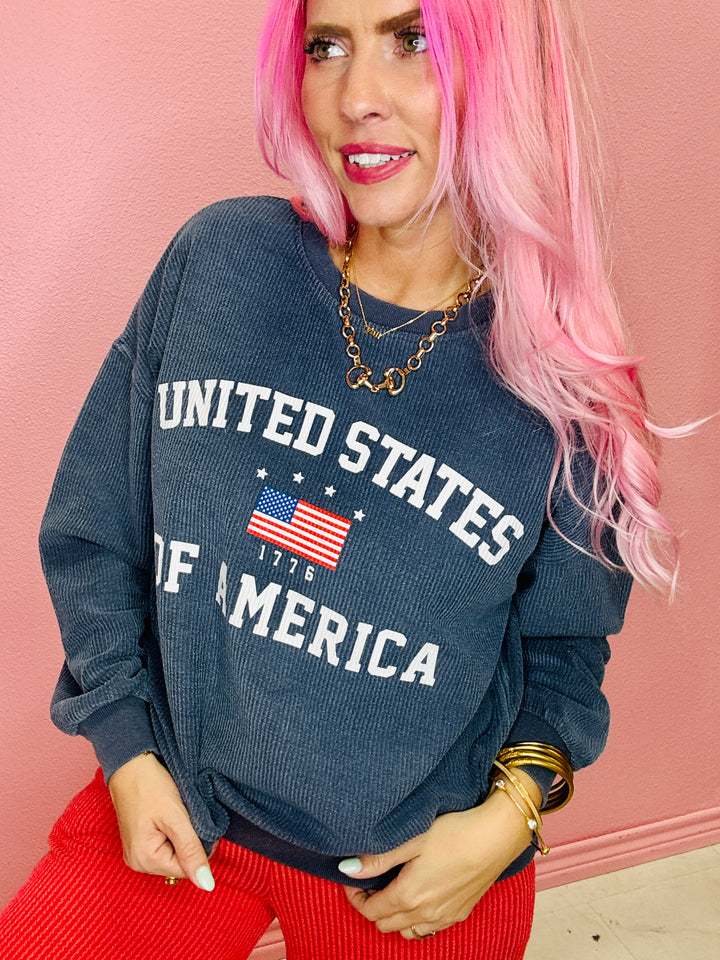 Midnight Layers Ribbed Top