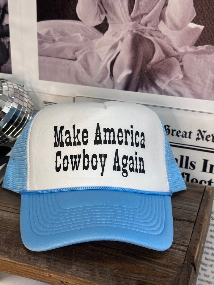 Make America Cowboy Again Trucker Hat