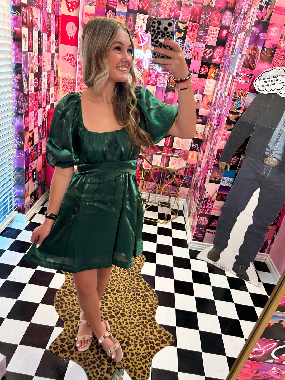 The Olivia Back Tie Mini Dress