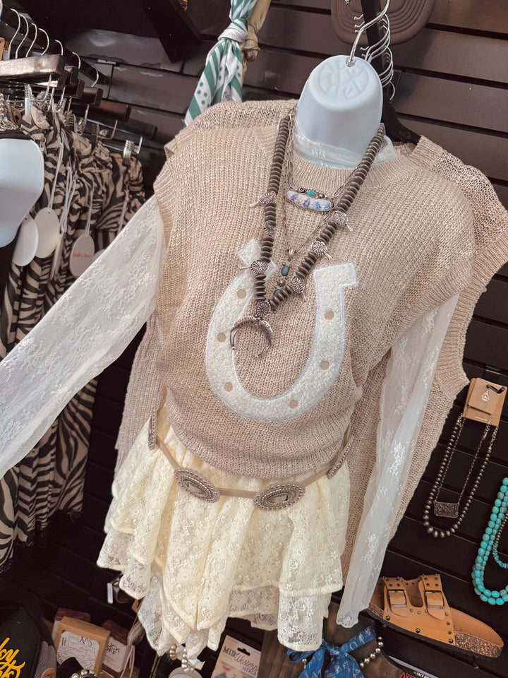 Lucky Spur Sweater Vest