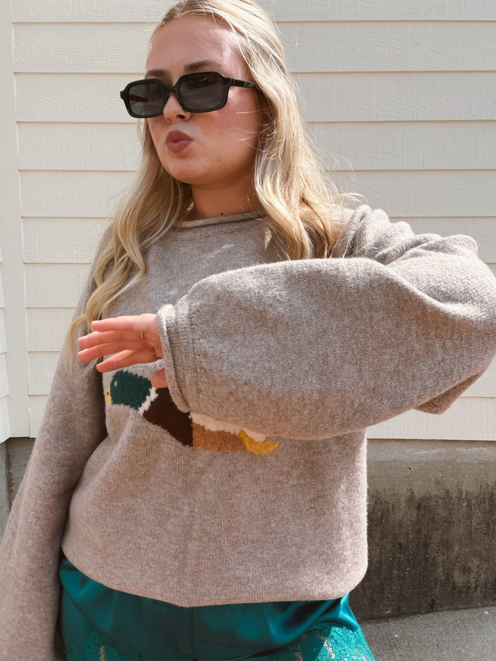 Duck, Duck, Cozy Pullover