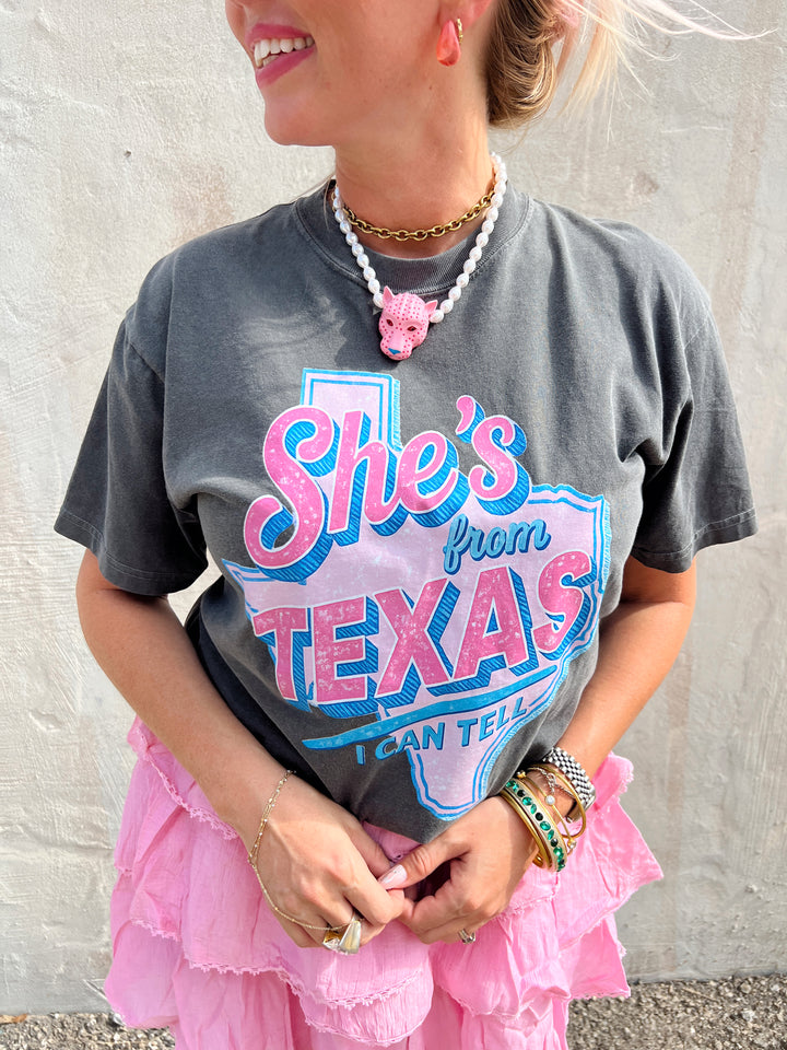 She's From Texas Graphic Tee