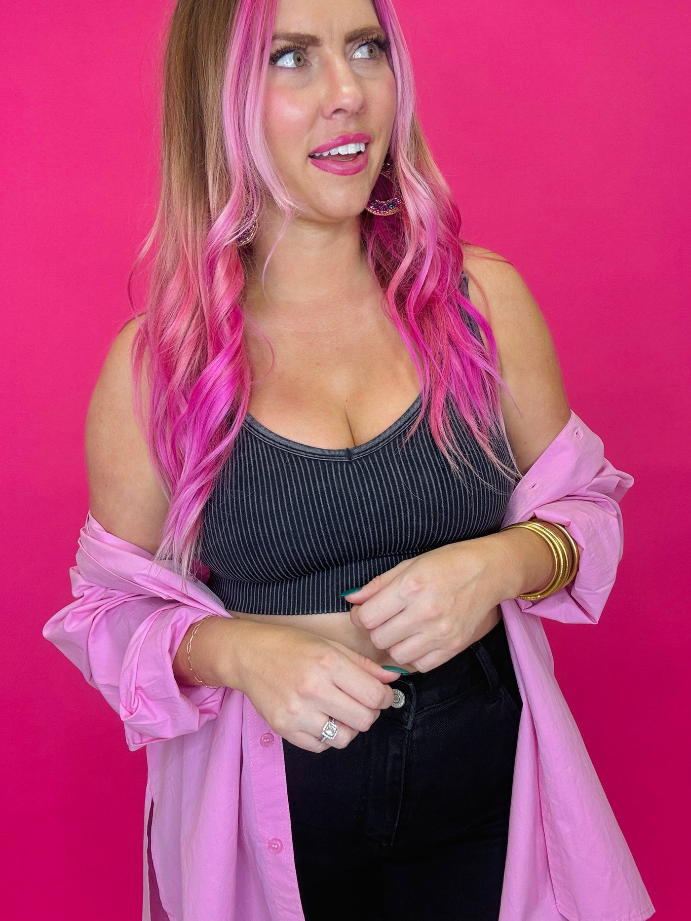 The Lyla Ribbed Padded Bra