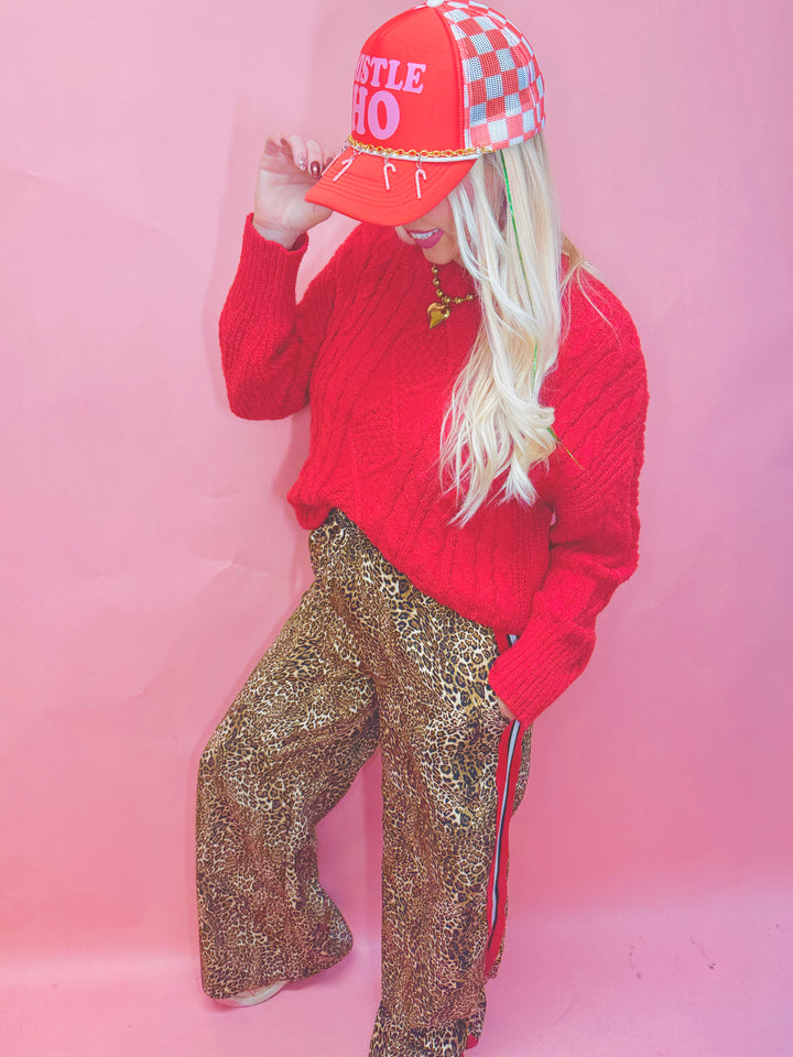 The Scarlet Leopard Trousers