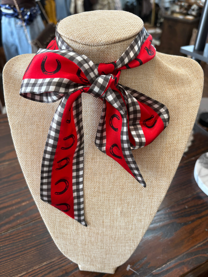 Game Day Gingham Twilly