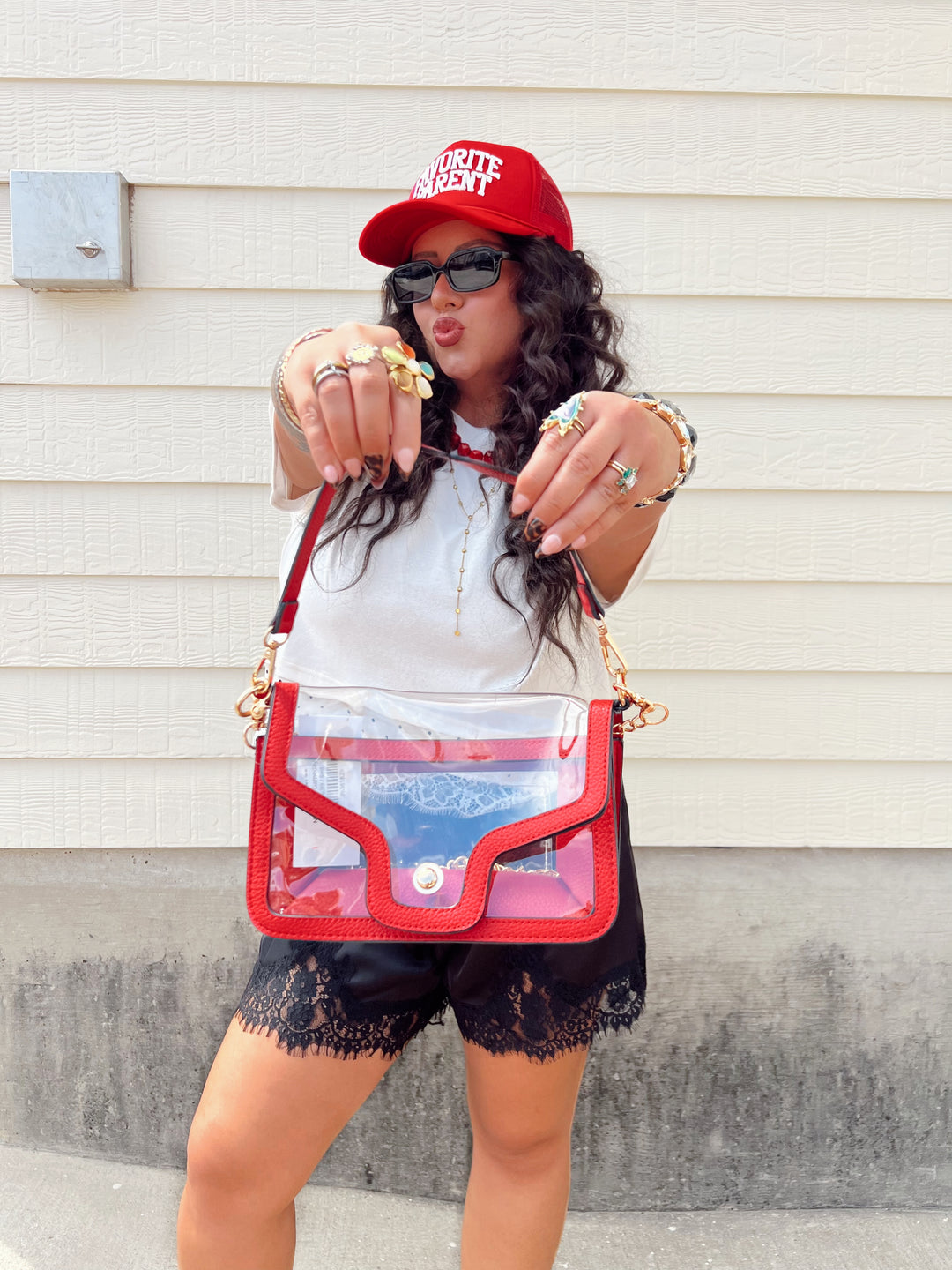 Nina Clear Gameday Bag