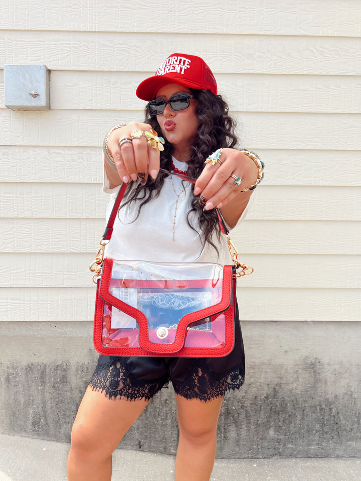 Nina Clear Gameday Bag